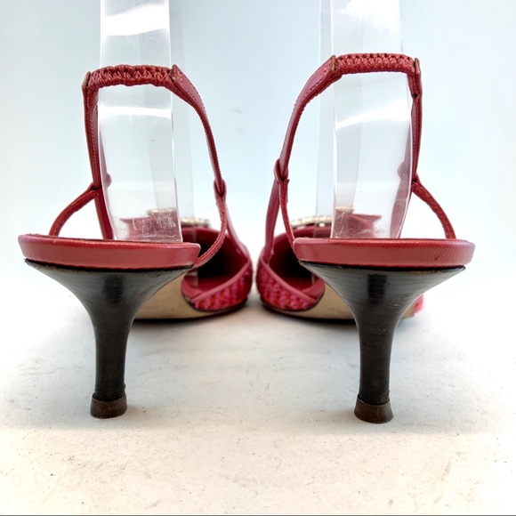 Kate Spade New York Tweed Rhinestone Slingbacks - Picture 7 of 11